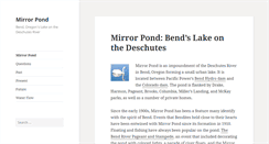 Desktop Screenshot of mirrorpond.info